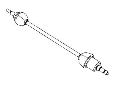Dodge R4880212AG SHAFT Axle Half