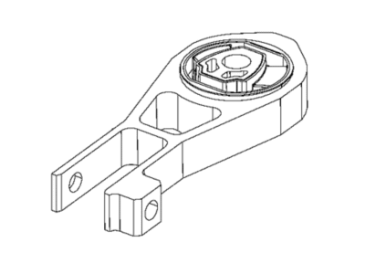 Jeep 68323790AA ENGINE MOUNT Rear