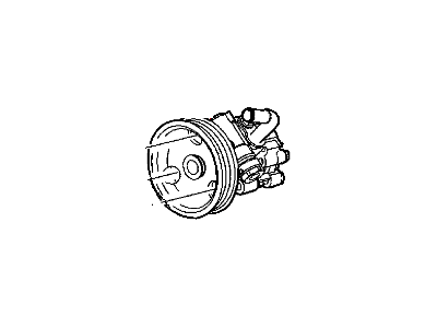 Jeep R2089339AD PUMP ASSEMBLY Power Steering with Pulley