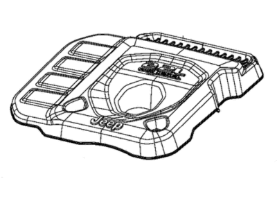 Mopar 5281743AA Cover Engine Includes Grommet And Foam