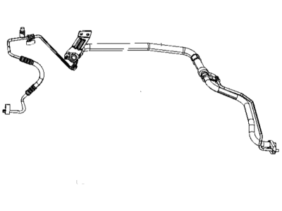 68186683AD Mopar Line A/C Suction And Liquid: Gaskets, Valve Core, Cap Illustration 1 of 1