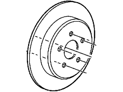 Mopar 5085651AB Rotor Brake Rear Mopar 5085651AB Rotor Brake Rear