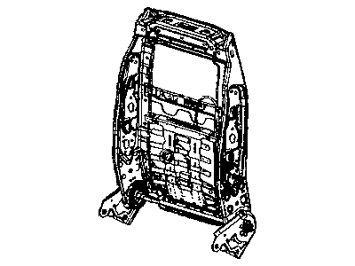 Jeep 4610145AB FRAME Front Seat Back