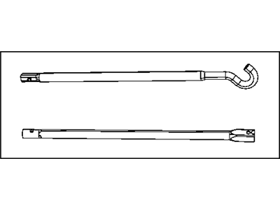 Mopar 68046304AA Extension Kit Jack Handle
