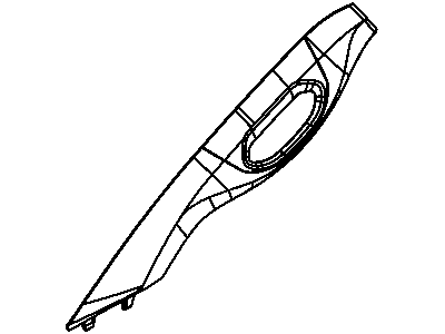 Ram 5LQ99BD1AC MOLDING A PILLAR Includes Screw Caps