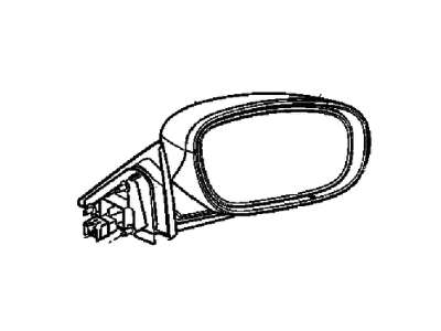 Dodge 1LD58KLBAG MIRROR Outside Rearview
