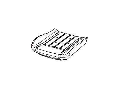Dodge 1YD93DX9AA COVER Front Seat Cushion