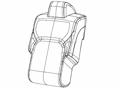 6RF27TU6AC Mopar Cover Front Seat Back Illustration 1 of 1