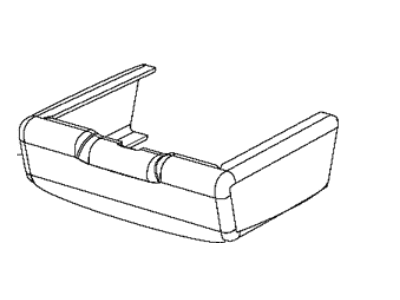 Mopar 6RP53BD3AC Cover Front Seat Cushion Storage Base