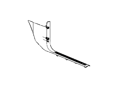 Ram 1DX68DX9AB PANEL Scuff Front