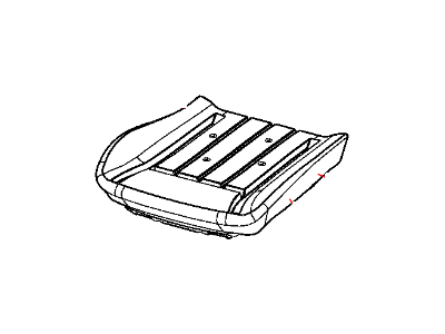 Chrysler 1EH821D1AA COVER Front Seat Cushion