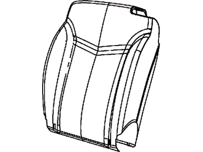 Chrysler 1UM96HL1AB COVER Front Seat Back