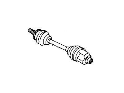 Mopar V8026764AA Shaft Front Axle V8026764AA Mopar Shaft Front Axle Illustration 1 of 1