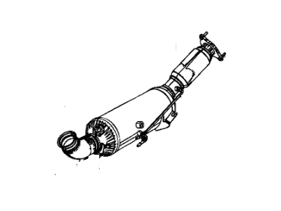 Jeep 68508878AA CONVERTER Catalytic Diesel Particulate Filter