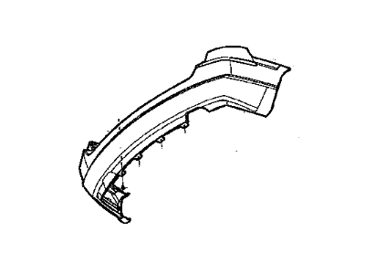 Mopar YM14ARXAA Fascia Rear Lower