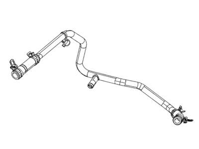 Jeep 68298579AC HOSE Coolant Return From EGR