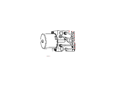 Mopar 52013165AH Tube Assembly, Brake Master Cylinder To HCU Primary