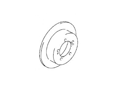 Mopar V5018716AA Disc, Rear Brake V5018716AA Mopar Disc, Rear Brake Illustration 1 of 1