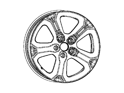 Mopar 5PS08JXYAA Wheel Aluminum