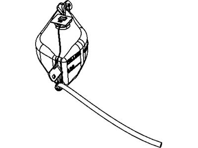 Mopar 5058371AC Bottle Coolant Recovery