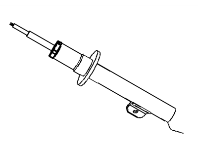 Chrysler 5181349AI SHOCK ABSORBER Suspension Front