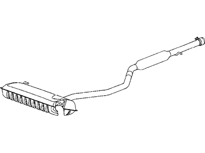 Mopar 5105694AH Muffler Resonator And Tailpipe Exhaust