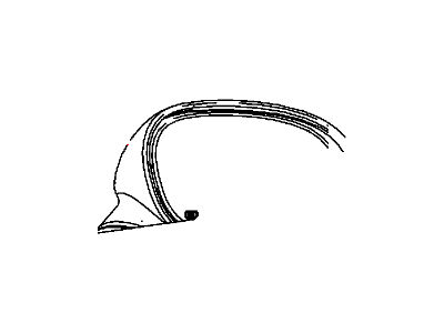 2017 Dodge Challenger Car Mirror - 5PE54TZZAD