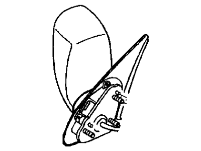 Jeep 55155446AB MIRROR Outside Rearview Electric Foldaway