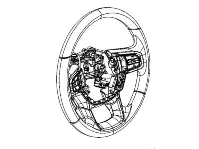 Ram 6WR752N8AA WHEEL Steering