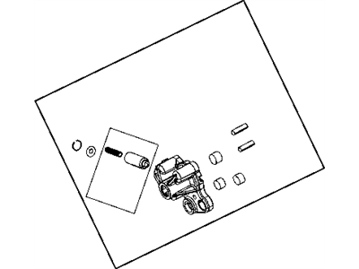 Mopar 5191020AB Rail 5191020AB Mopar Rail Illustration 1 of 1