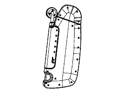 Ram 1VF23BD1AB VISOR Left