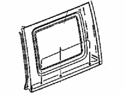 Jeep 55397480AA SEAL Door On Hardtop-Export Only