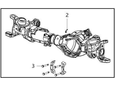 Mopar 68456975AA Housing Axle