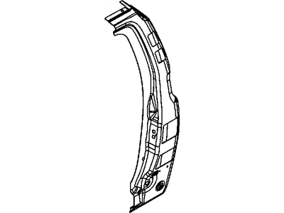 Dodge 55372533AB REINFORCEMENT B-Pillar