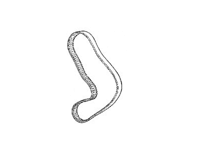 Mopar TBK10245 Belt, Timing Mopar TBK10245 Belt, Timing