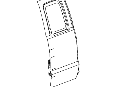 Mopar 55359374AD Door Rear