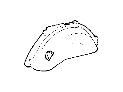 Jeep 55000147 Inner Wheelhouse
