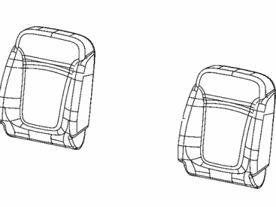 Mopar 6DC18LXHAA Cover Front Seat Back