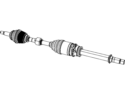 Jeep 5105660AE SHAFT Axle Half