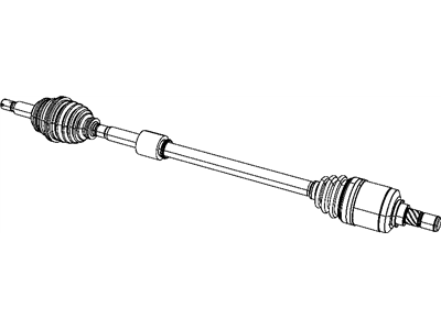Jeep 5105772AE SHAFT Axle Half