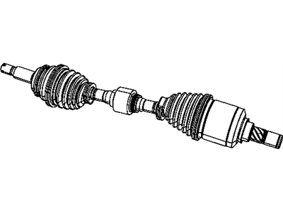 Jeep 5085220AC SHAFT Axle Half