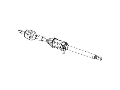Jeep 52123761AA SHAFT Axle Half