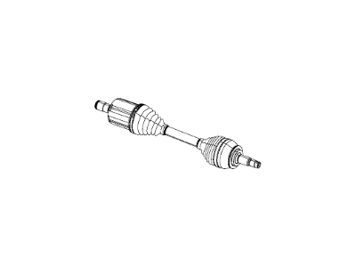 Mopar 52123845AA Shaft Axle Half Mopar 52123845AA Shaft Axle Half