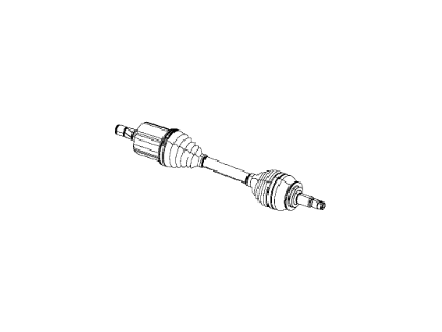 Mopar 52123738AA Shaft Axle Half