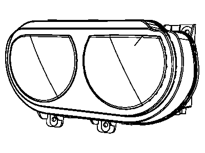 Dodge 5028778AA HEADLAMP