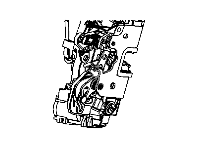Dodge 4589425AE LATCH Rear Door