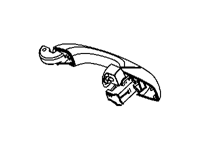 Dodge 1KR96DA4AA HANDLE Exterior Door