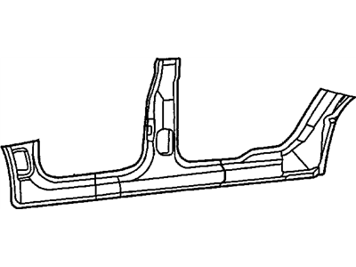 5003774AD Mopar Panel Package Sill, Passenger Side Illustration 1 of 1
