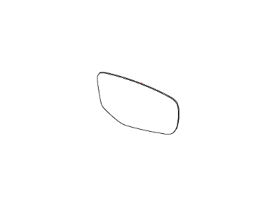 Dodge 68164847AA GLASS Mirror Replacement