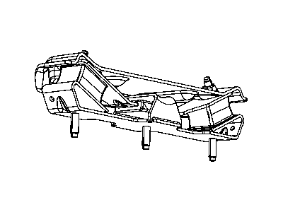 Dodge 52122334AB BRACKET AND INSULATOR Transmission Support